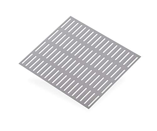 Aluminiumblech perforiert Schlitz Dicke 1 mm 500 x 250 mm