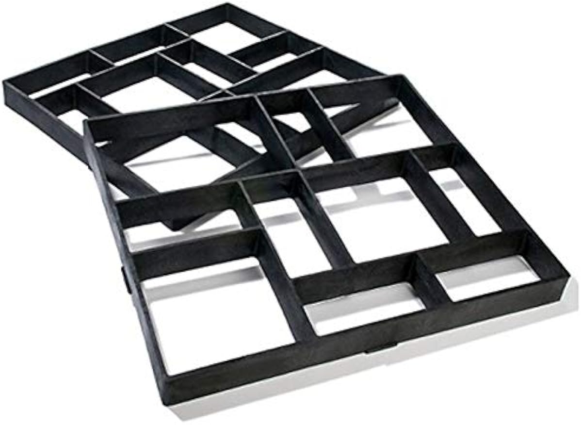 値段 販売 使いやすい 長方形の地面の庭の庭のdiyのプラスチック型の舗装の床タイルセメント 人気の舗装型 色 Black Size 45x40x5cm Diy 工具 ガーデン ホットスタイル Www Littleshopp Com