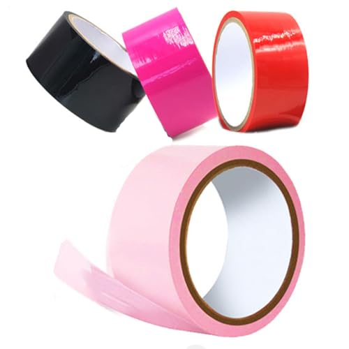 YXFHHY Bondage Tape Statikfreies Design Tape Vielseitiges Bondage-sm Sexspielung Paare Frauen Manner Ohne Kleber Design Elektrostatisches Tape Vielseitige Bondage Fetish Adult Sex Toy BDSM