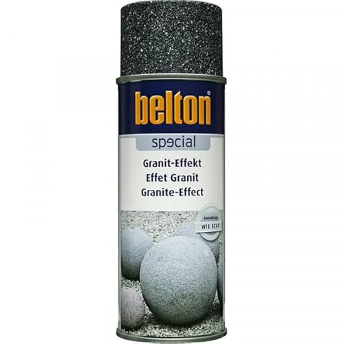 Bombe de peinture effet granit noir Belton 400ml