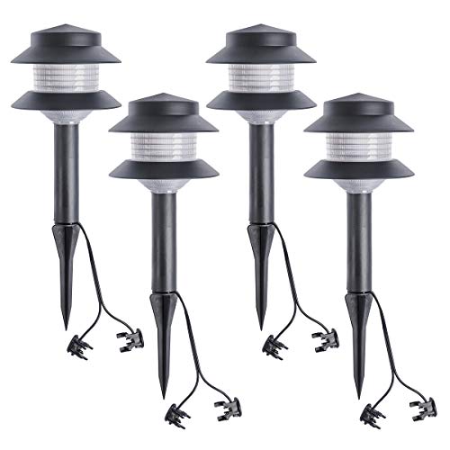 Reviews for Sterno Home GL22627PK4 Outdoor Path, Plastic 2Tier Low Voltage Landscape Lighting