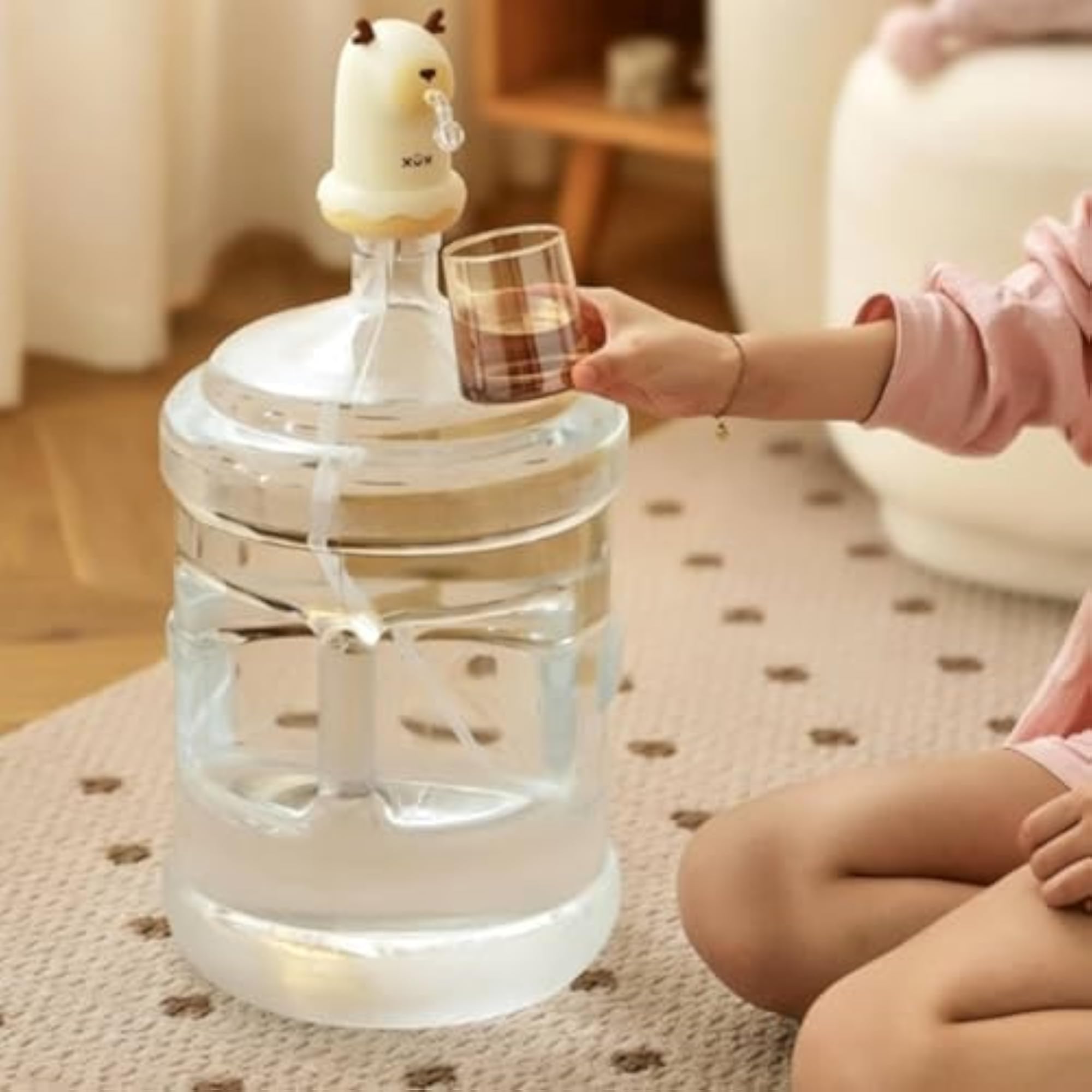 Electric Liquid Dispenser with Single-Button Operation