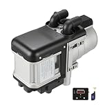 GEARFLOW 6KW 12V Hydronic Coolant Heater, with LCD Remote Control, Liquid Fuel Heater, Diesel Water Heater, Temperature Control, Parking Heating, for Boat, Caravan, Bus, Motorhome