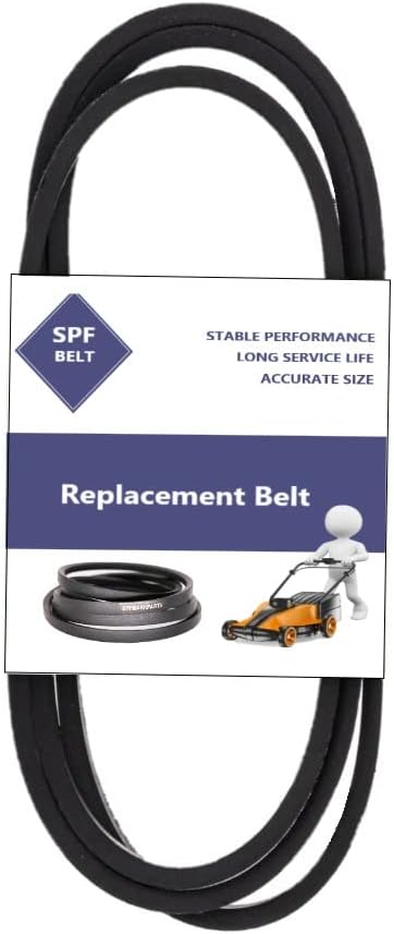RZT 46-inch Deck Belt 1/2" x 120.8" Replacement for Cub Cadet 754-06135 CMXGZAM501082 754P06135 490-501-C082 Ultima Series ZT1-46 and ZT1-46KH Z530 Mustang Z46