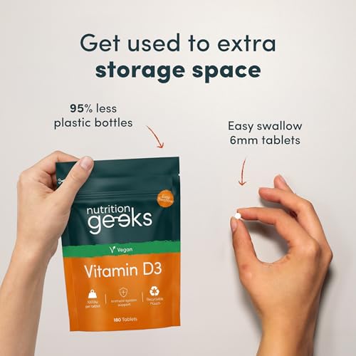 Vegan Vitamin D 1000iu Tablets - 180 Easy-Swallow Plant-Based Algae Vitamin D Tablets, 6 Month Supply - VIT D3 High Strength Immune Support - Highest Grade Certified UK Made Vegan Vitamin D3 1000iu - Image 7