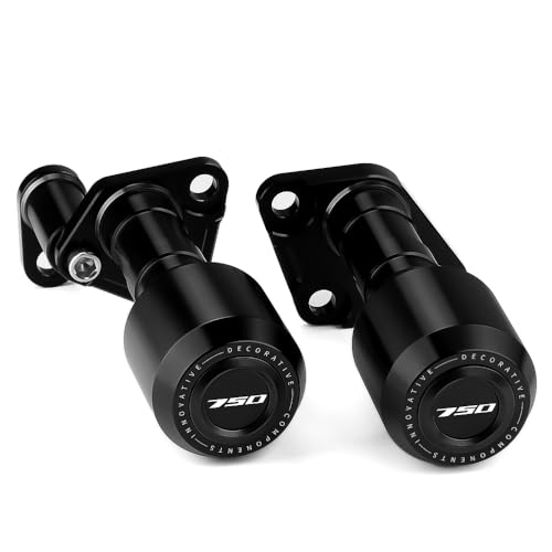 Modeer Sturzpads Kompatibel mit H.onda CB 750 Hor.net 2022 2023 Motorrad rahmen Antikollisions-Fallschutz Slider Crash pads h.ornet 750 Zubehör Farbe Schwarz