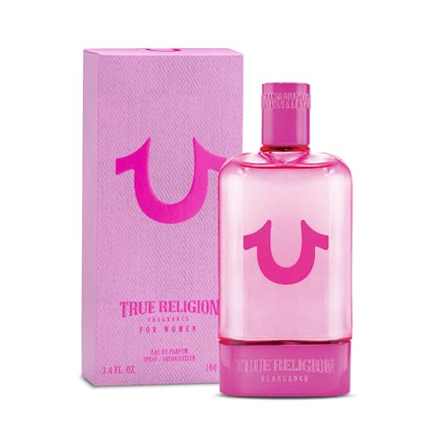 True Religion Fragrance for Women - Eau De Parfum Spray, Perfume for Women, Fruity, Floral & Amber Fragrance, EDP, Designer Scent for Her, Long Lasting - 3.4 fl oz (100 mL)