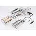 Shule Electric Pasta Maker with Motor Automatic Pasta Machine with Hand Crank and Multifunctional Rollers