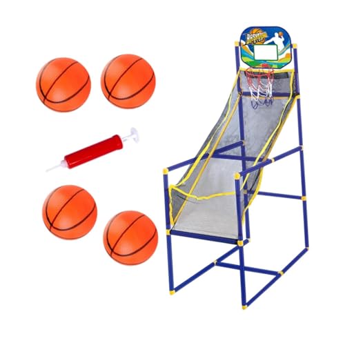 F Fityle Arcade Basketball Game Juego de Deportes al Aire Libre Play de Baloncesto Desmontable y Pelotas para niñas Favores de Fiesta para niñas para niñas, con 4 Bolas