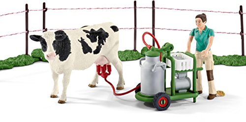 Schleich 41428 – Kuhfamilie auf der Weide, mehrfarbig - 3