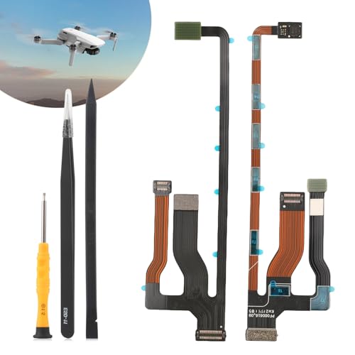 RongZy for DJI Mini 2 Ribbon Cable Replacement for DJI Mavic Mini/Mini SE/Mini 2 SE Gimbal Flex Flat 3 in 1 Cable Ribbon Cable Drone Accessories Part with Repair Tools