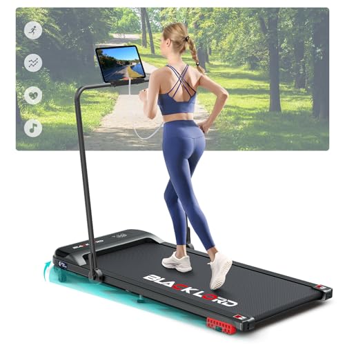 BLACK LORD Walking Pad Laufband Geräuscharm, 4 in 1 Walking Pad und Jogging-Laufband, Home Office Gym Fitnessgerät, Tragbares Laufband, LED-Display, 140kg Kapazität, Mit Griff,Schwarz BLACK LORD Walking Pad Laufband Geräuscharm, 4 in 1 Walking Pad und Jogging-Laufband, Home Office Gym Fitnessgerät, Tragbares Laufband, LED-Display, 140kg Kapazität, Mit Griff,Schwarz