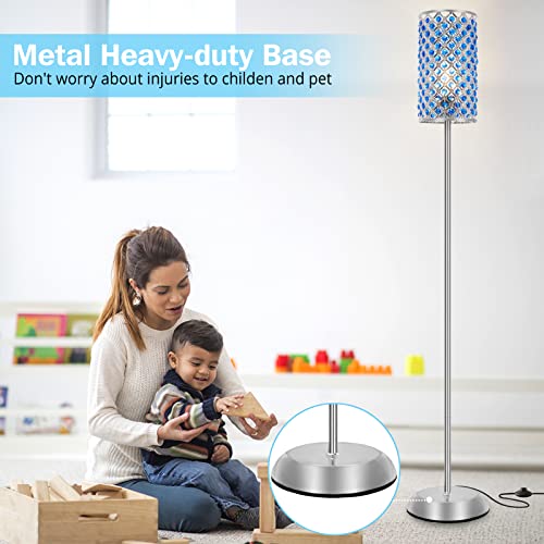 Gyrovu Blue Crystal Lamp For Living Room Bedroom And Office #TOP7