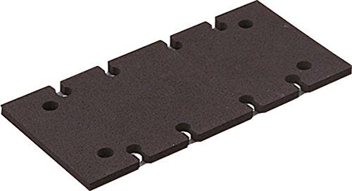 Placa de aluminio con plato de goma Makita 1929821 para acabados finos BO3700