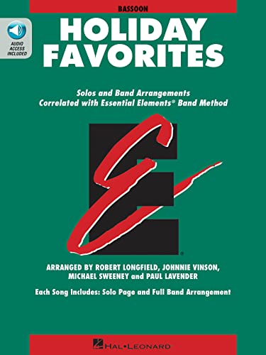 Essential Elements Holiday Favorites: Bassoon Book with Online Audio (Essential Elements Band Folios)