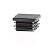 Produktbild Lamellenstopfen für Quadratrohre, 60x60 mm, Schwarz (RAL 9005), 10 Stück, Rohrstopfen, 6x6 cm EMFA ®