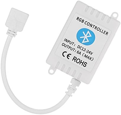 Ciecoo Wireless Bluetooth RGBW Remote Controller for RGBW LED Strip Light/Bulb Smartphone for IOS/ Android APP Control with Music/Timing Function