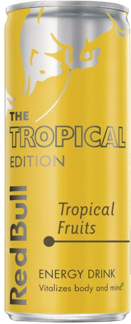 RedBulls Tropical Flavour Energy Drink, 250ml Each Pack Of 12 (Imported) 1
