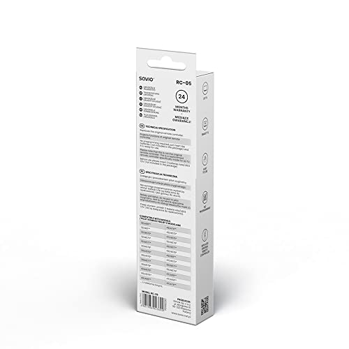 SAVIO Mando a distancia de repuesto para Samsung RC-07 – Mando a distancia universal – Mando a distancia resistente universal – Mando a distancia universal Samsung – Mando a distancia de TV