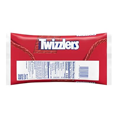 Twizzlers Twists Strawberry Flavored Licorice Style, Chewy Candy Bag, 16 Oz