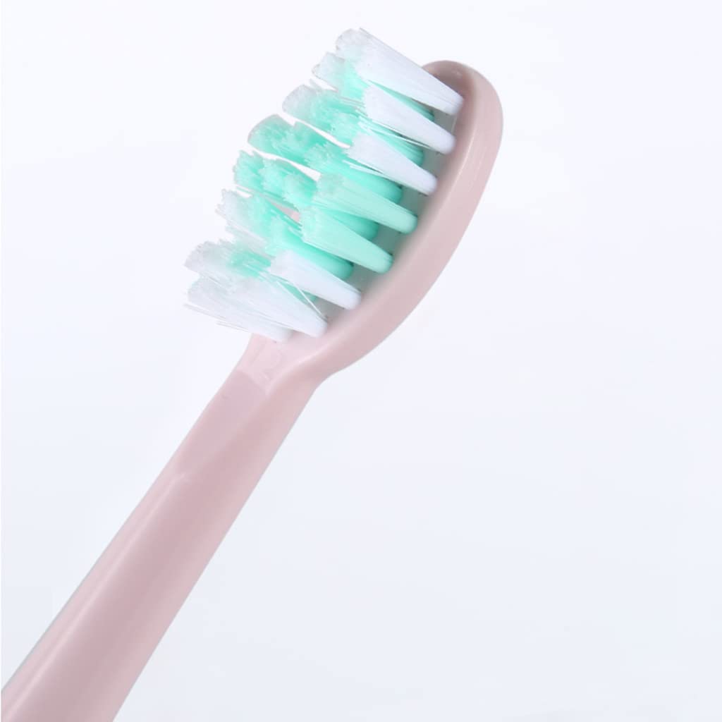 Cepillo de dientes eléctrico portátil con 3 cabezales de cepillo de alta densidad, dura 180 días, funciona con pilas AA, cepillo de dientes eléctrico para adultos