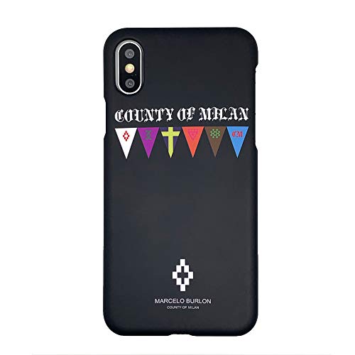 Custodia Marcelo Burlon per iPhone X - Flags