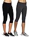 BAOMOSI Women's Cotton Tights Capri Yoga Running Workout Leggings Pants