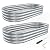 MOFEEZ Galvanized Raised Garden Bed Kit, 2Pcs 6x3x1Ft Galvanized Planter Raised Beds, Oval Large Metal Raised Garden Beds Outdoor for Vegetables, Flowers, Herbs, and Fruits