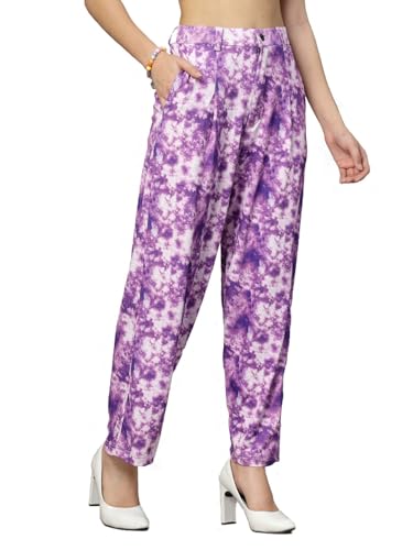 Image of UZARUS Women's Relax Fit Trouser 2 Pockets Baggy Pants