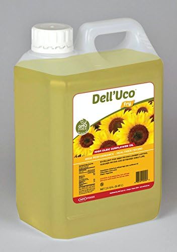 Dell'Uco High Oleic Sunflower Oil 2 x 2.5 Gallons Jugs