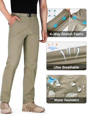 Free Soldier 6941099486273 Men'S Outdoor Convertible Hiking Pants thumb #3