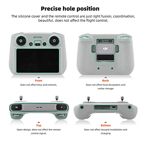 HeiyRC Capa protetora de silicone Mini 3 Pro para DJI RC Controle remoto Acessório de capa resistent