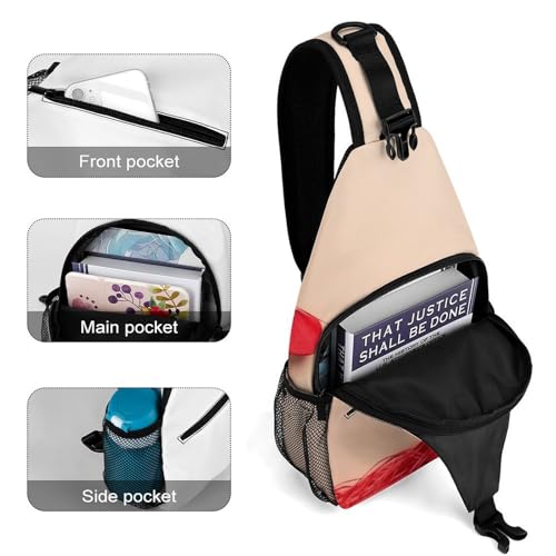 Bolso tipo sling casual para hiking y uso diario miniatura 4