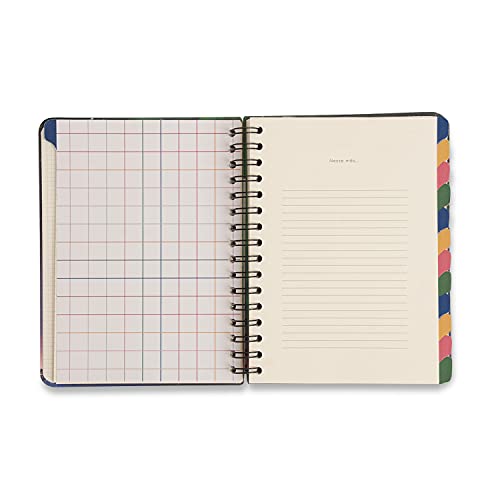 Planner Permanente Wire-o Orla Semanal Notas A5 Arpoador Listras, Cicero, Colorido, Grande