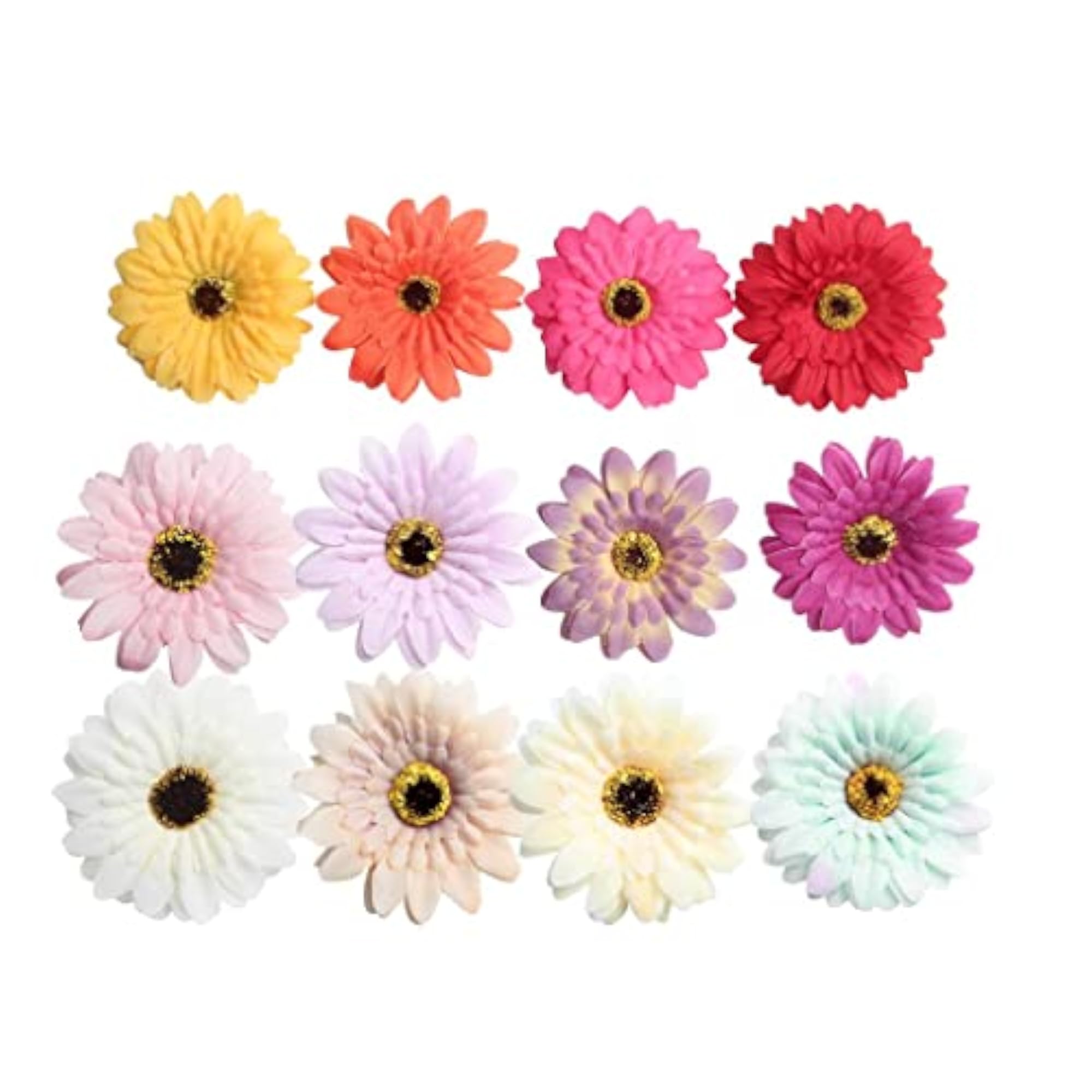 20x10 Pieces Artificial Gerbera Daisy Flowers Heads