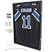 Jersey Display Frame Case Large Frames Shadow Box Lockable with UV Protection for Baseball Basketball Football Soccer Hockey Sport Shirt Black