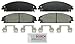 Bosch BSD1058 Severe Duty Disc Brake Pad Set for Select Chrysler 200, 300, Dodge Caliber, Challenger, Charger, Magnum - FRONT