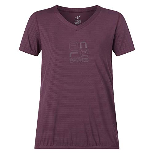 T-Shirt Femme ENERGETICS Ganja 2 Noir pour le Sport et le Fitness au Quotidien