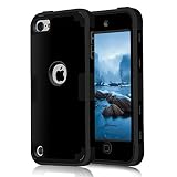 Rosepark Touch 5 case, Touch 6 case, (TM) [Colorful Series] 3-Piece Style Hybrid Silicon Hard Case C