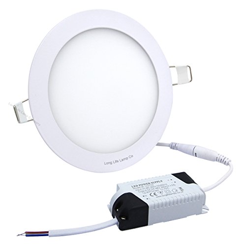 12W LED Round Recessed Ceiling Panel Down Light Ultra Slim Lamp Warm White 3000k