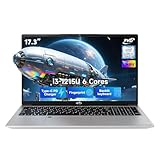 NIMO 17.3' IPS FHD Laptop, Intel 6 Cores i3-1215U 16GB RAM 512GB SSD (Beat Ryzen 5 7520U, Up to 4.4GHz) Computer with 65W Type C Backlit Keyboard Fingerprint, for Home Student and Business