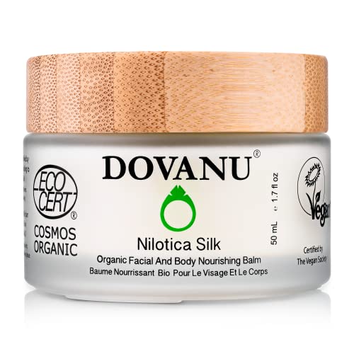 Dovanu Nilotica Silk East African Shea Butter Raw Organic & Vegan For All Skin Types - Ultimate Hydration & Repair - Paraben, Gmo, & Fragrance Free - 1.7 Fl Oz Jar #TOP28