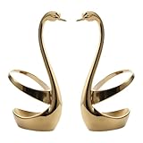 Kaeltsyn Schwanenform Geschirrhalter Edelstahl Löffel und Gabel Ständer Organizer für Abendessen Tisch Besteckhalter Rostfreier Stift Löffel Besitzer