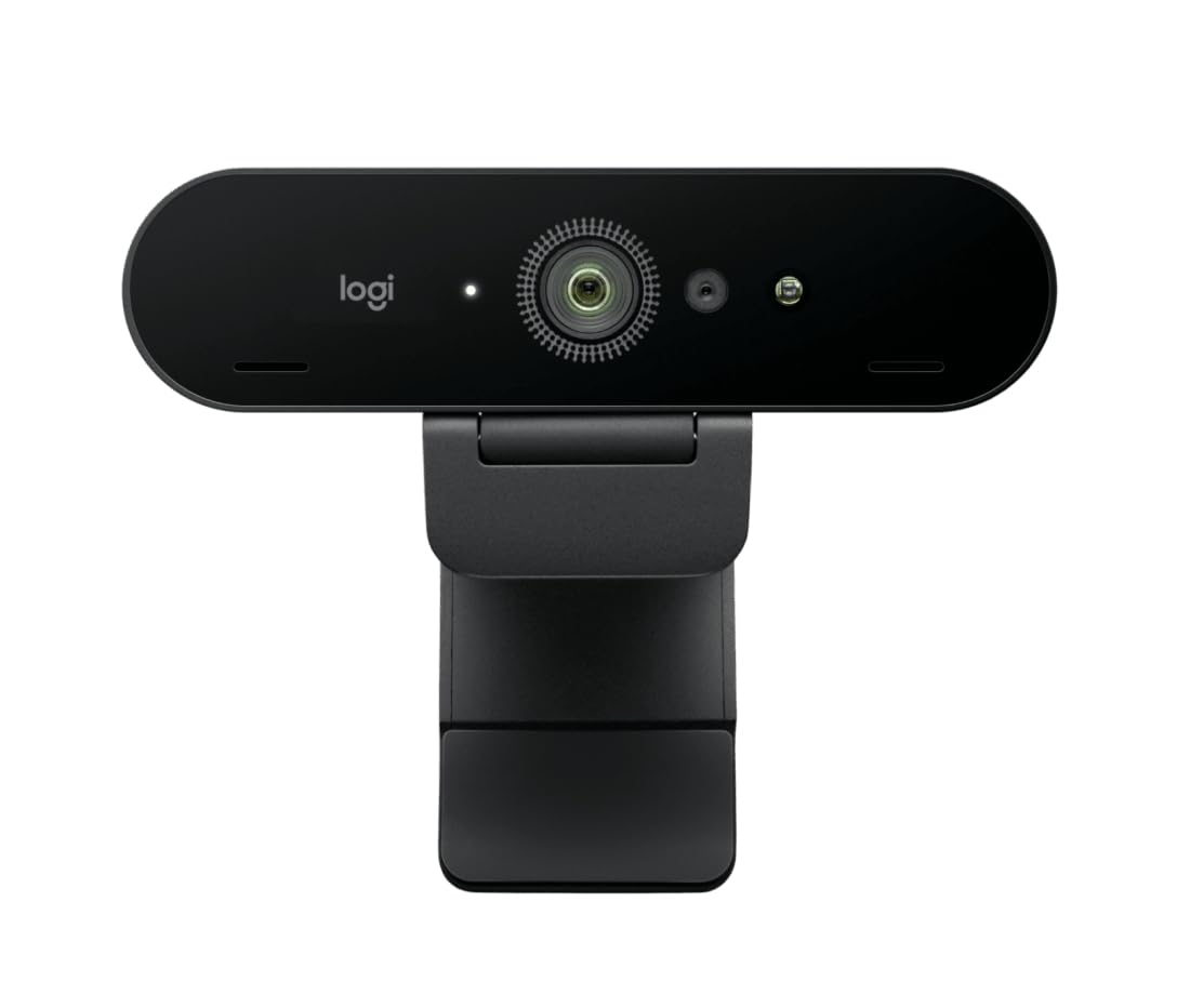 Logitech Brio 4K webcam, video calls, noise cancellation microphone, automatic HD light correction,Microsoft Teams,Zoom,Google Meet,PC/Mac/Laptop/Macbook-Graphite-image-43