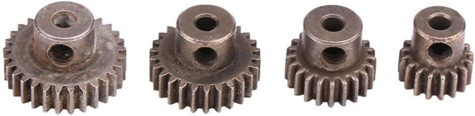Replacement Part For 21T/29T/17T/26T Steel Motor Gears Parts Pinions Accessories For 94123 1:10 RC Cars Motor Gears RC Accessories - (Color:)