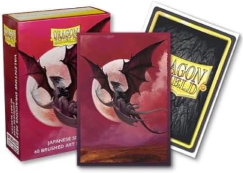 Pochettes d'art brossé japonaises Valentine Dragons 2024 pour protège-cartes