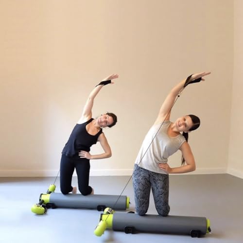 Pilates Bar, Fitness, Balance Strength and Agility Training Equipment, Roller Multifunctional Mini Core Bed Yoga Open Back Training, Waist, Abdomen, Legs, Buttocks and Arms Training Equipment