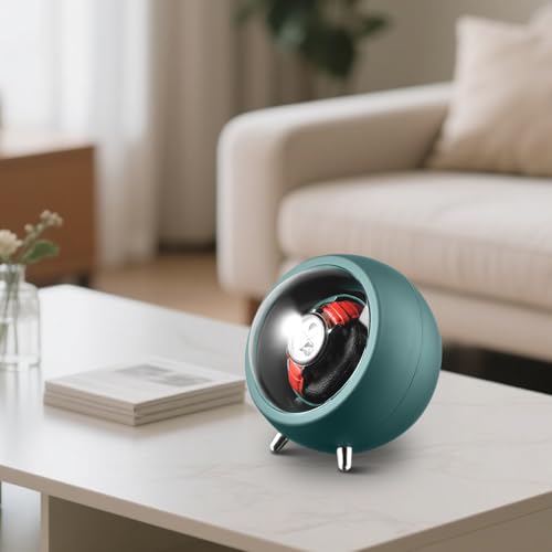 Remontoir Montre Automatique, Boite Montre Automatique avec Design Silencieux Et Deux Modes d'alimentation, Rotation à 360° pour Salon Et Chambre (Piles Non Incluses) – vue 7