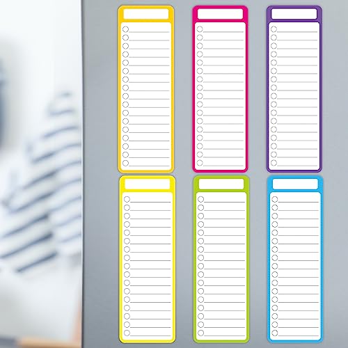 Qilery 24 Pcs Magnetic Dry Erase Board Magnetic to Do List for Fridge 11.8