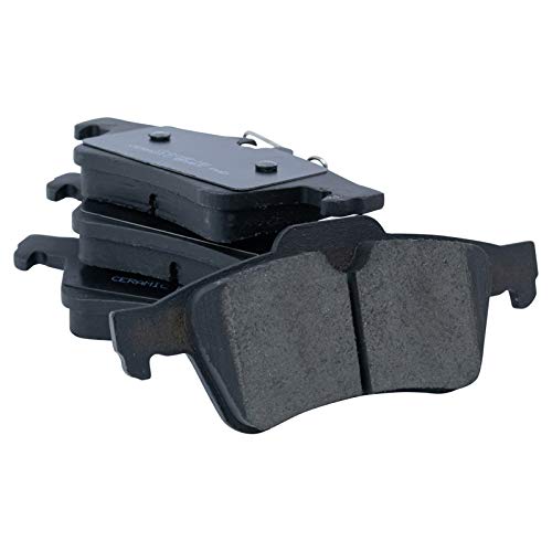 Image of TRQ Rear Brake Pad and Rotor Set Ceramic Compatible with 2004 Volvo S40